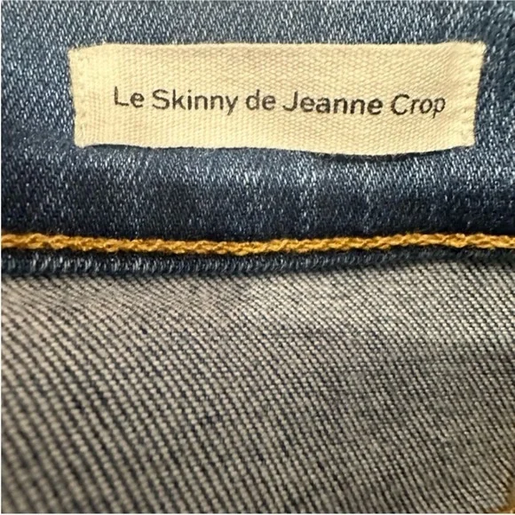 FRAME Le Skinny de Jeanne Crop distressed jeans 27 EUC - Picture 4 of 7